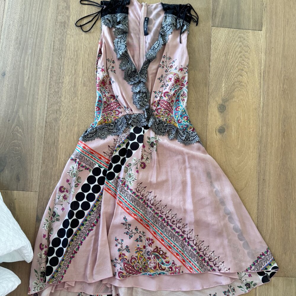 Stunning ETRO pink silk dress